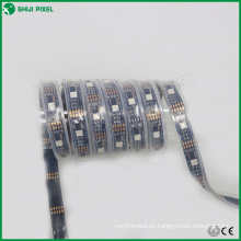 5 v 32 LED / m dmx multiclor 3 m led tiras de luz a prueba de agua blanco y negro PCB